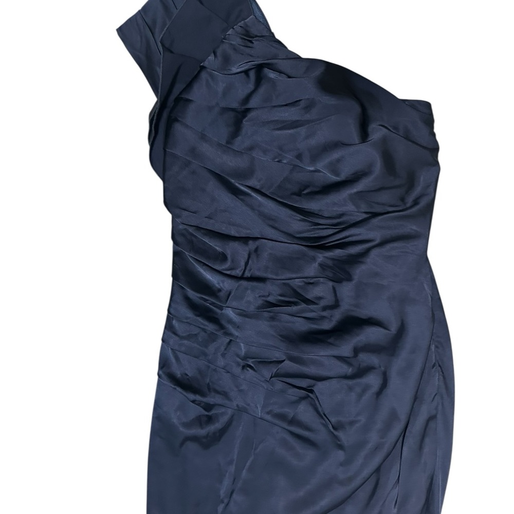 EXPRESS Women’s Elegant Navy Blue One-Shoulder Dress Size 8